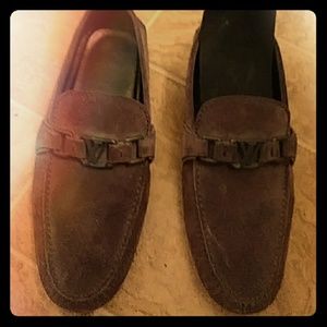 Authentic Louis vuitton Suede Shoes